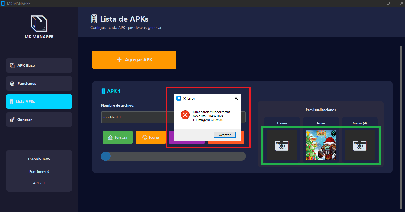 Subir archivos